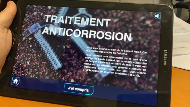 Application tactile — L’UIMM de Rennes
